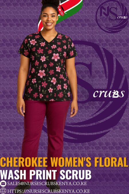 Cherokee Women's Floral Wash Print Scrub Kenya +254769944116