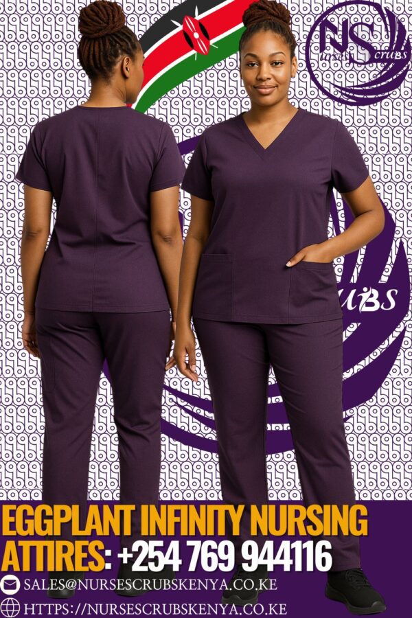 Eggplant Infinity Nursing Attires +254 769 944116
