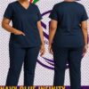 Navy Blue Infinity Scrubs Kenya