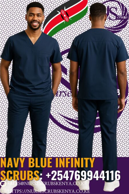 Navy Blue Infinity Scrubs+254769944116