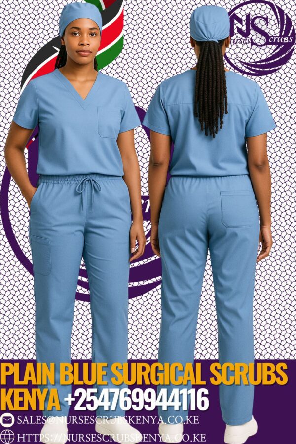 Plain Blue Surgical scrubs Kenya +254769944116