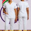 Plain White Surgical scrubs Kenya +254769944116