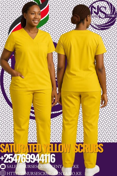 Saturated Yellow Scrubs +254769944116
