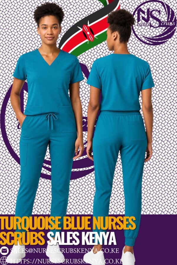 Turquoise Blue Nurses Scrubs Sales Kenya