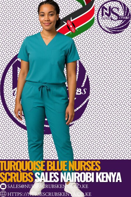 Turquoise Blue Nurses Scrubs Sales Nairobi Kenya +254769944116