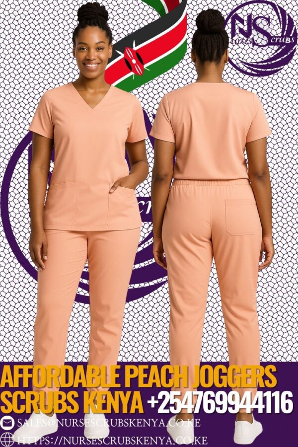 Affordable Peach Joggers Scrubs Kenya +254769944116