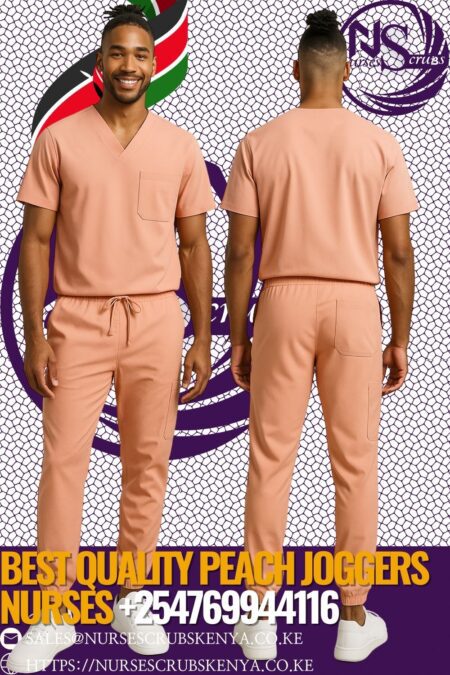 Best Quality Peach Joggers Nurses +254769944116