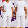 Customized White Nurses Scrubs Kenya +254769944116