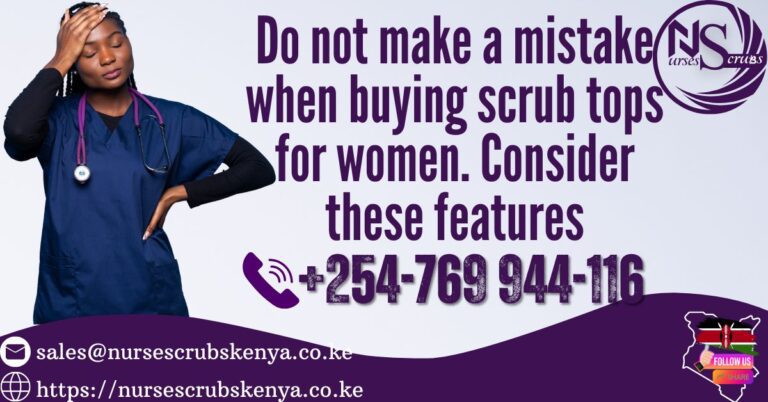 Do not make a mistake when buying scrub tops for women. Consider these features