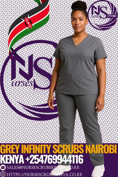 Grey Infinity Scrubs Kenya