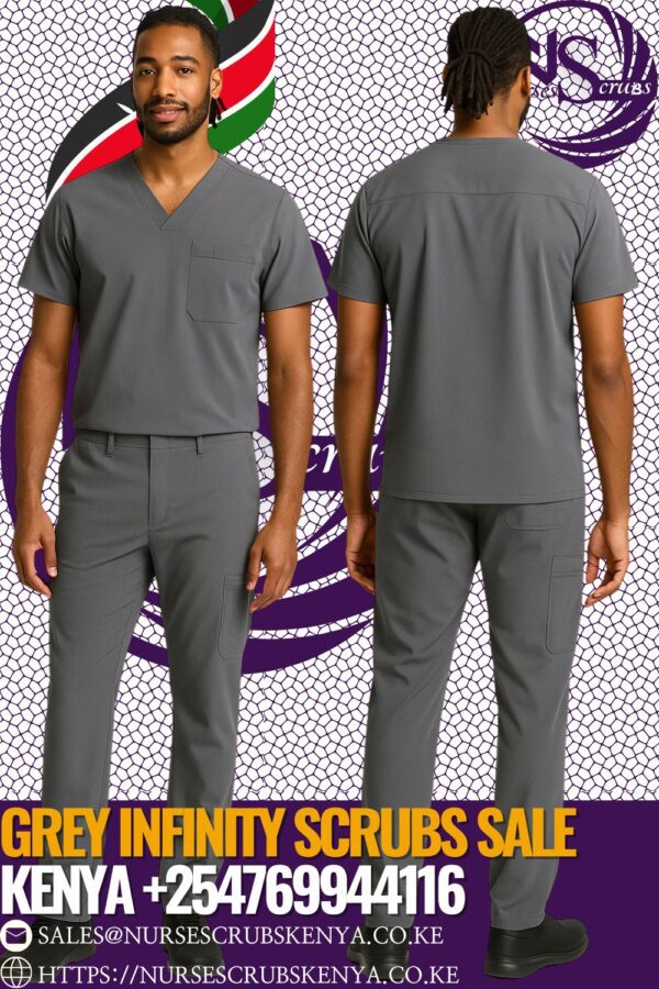 Grey Infinity Scrubs sale Kenya +254769944116