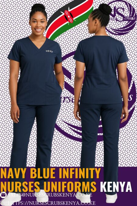 Navy Blue Infinity Nurses uniforms Kenya