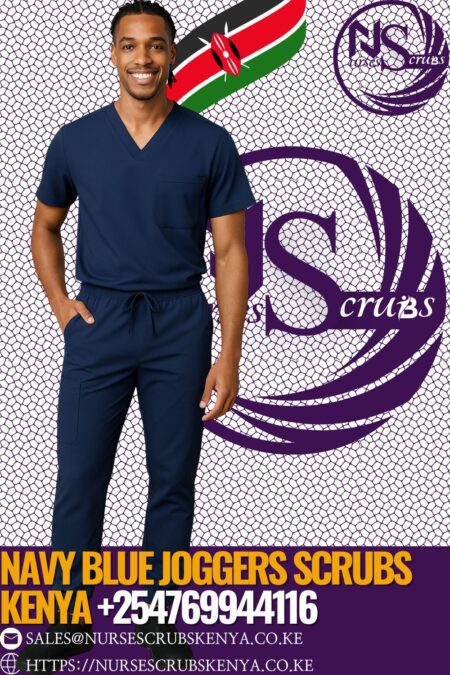 Navy Blue Joggers Scrubs Kenya +254769944116