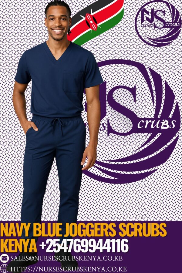 Navy Blue Joggers Scrubs Kenya +254769944116