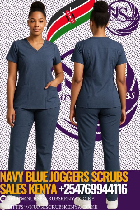 Navy Blue Joggers Scrubs sales Kenya +254769944116