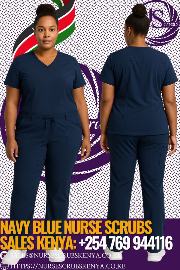 Navy Blue Nurse Scrubs sales Kenya +254 769 944116