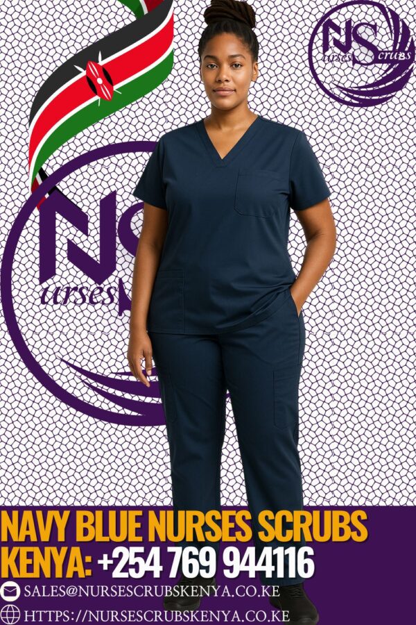 Navy Blue Nurses Scrubs Kenya +254769944116