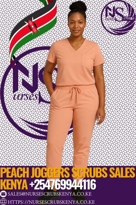 Peach Joggers Nurses Scrubs Kenya +254769944116