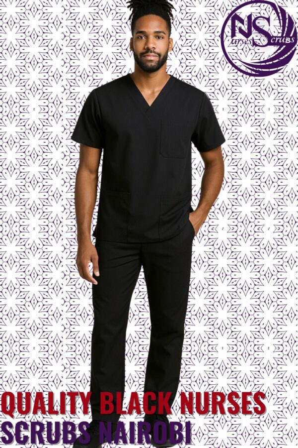 Quality Black Nurses Scrubs Nairobi: +254 769 944116