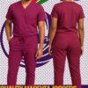 Quality Magenta Joggers Scrubs +254769944116