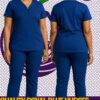Quality Royal Blue Nurses Scrubs Kenya +254769944116