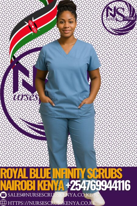 Royal Blue Infinity Scrubs Nairobi Kenya
