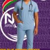 Sky Blue Infinity Nurses Scrubs Kenya