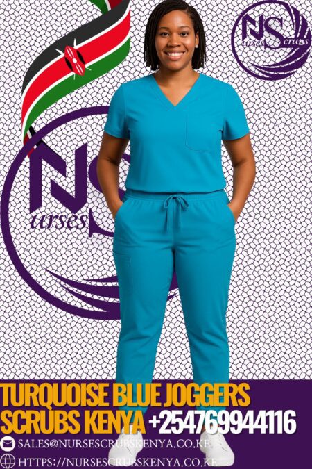 Turquoise Blue Joggers Scrubs Kenya +254769944116