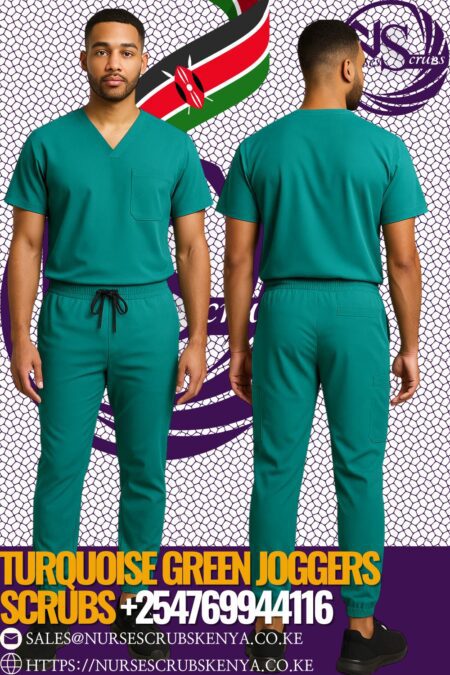 Turquoise Green Joggers Scrubs Kenya +254769944116