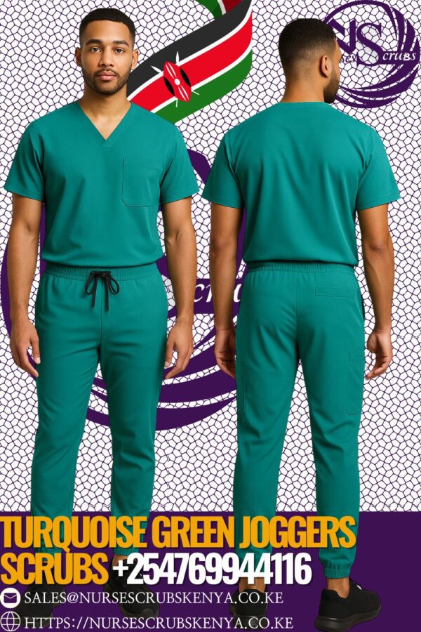 Turquoise Green Joggers Scrubs Kenya +254769944116