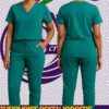 Turquoise Green Joggers Scrubs sales +254769944116