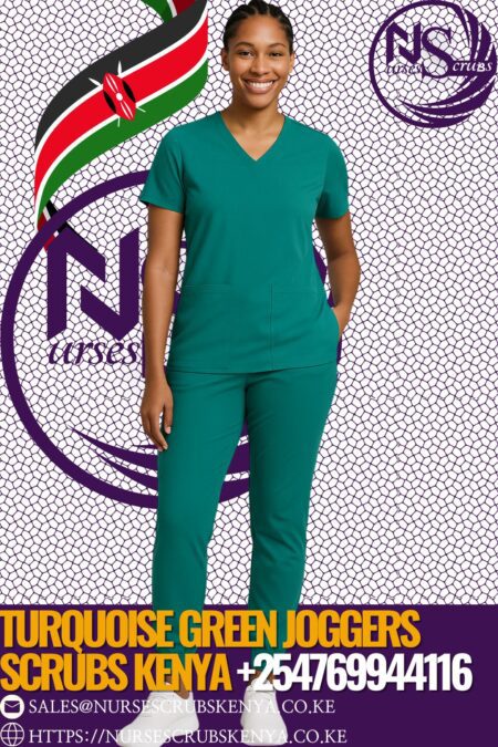 Turquoise Green Joggers Scrubs Kenya +254769944116