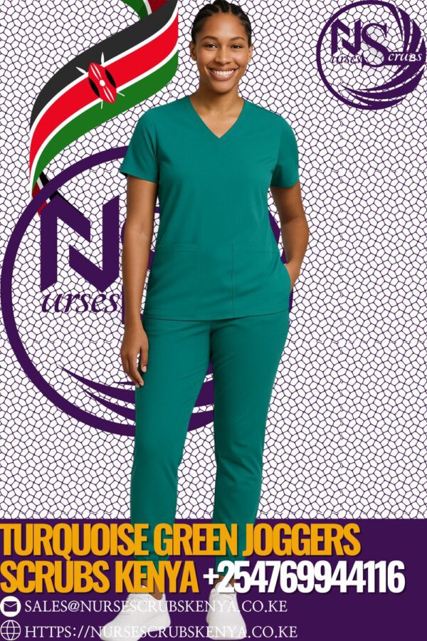 Turquoise Green Joggers Scrubs Kenya +254769944116