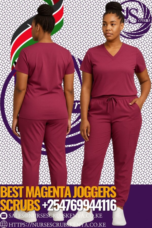 Best Magenta Joggers Scrubs +254769944116