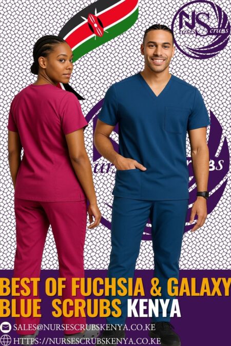 Best Of Fuchsia & Galaxy Blue Scrubs Kenya