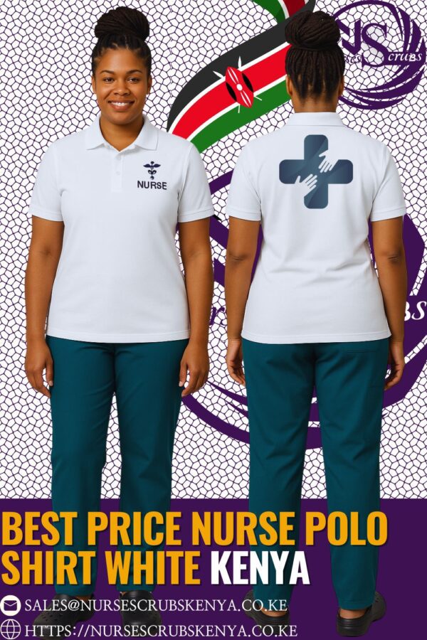 Best Price Nurse Polo Shirt White Kenya