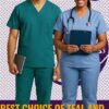 Best choice of Teal and Ceil blue scrubs Kenya