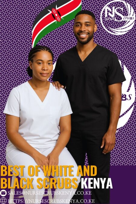Best of White and Black scrubs Kenya