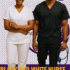 Black and White Nurse uniforms Kenya