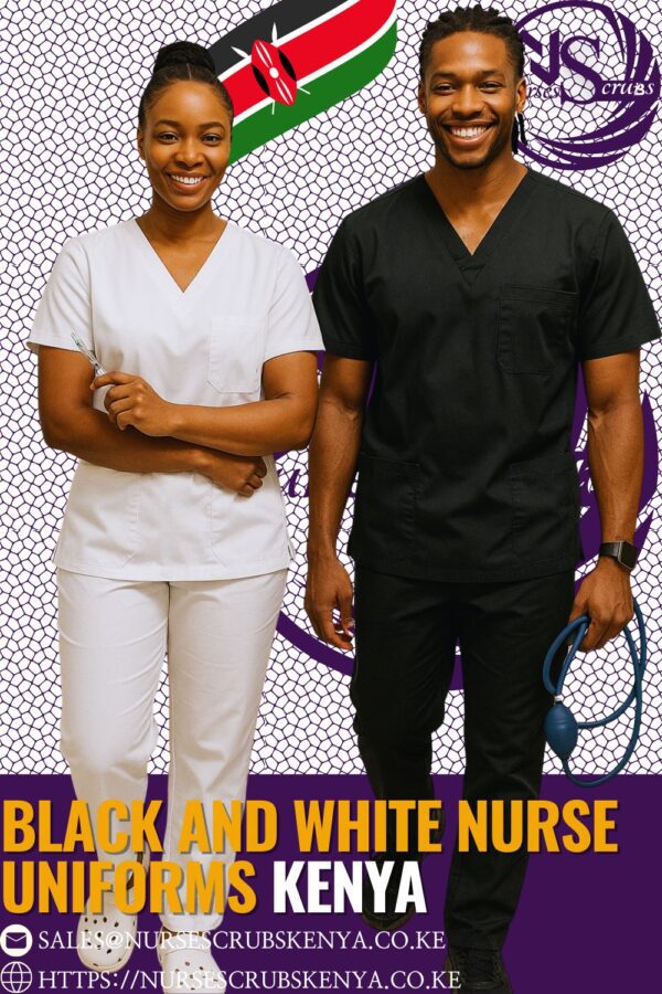Black and White Nurse uniforms Kenya