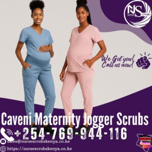 Caveni Maternity Jogger Scrubs