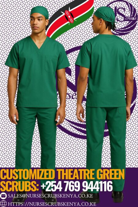 Customized Theatre Green Scrubs Kenya