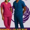 Fuchsia & Galaxy Blue Scrubs Kenya