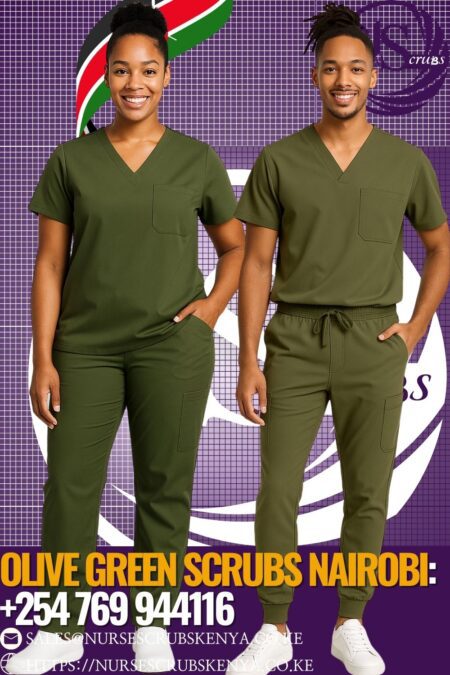Olive Green Nurses Scrubs Nairobi +254 769 944116
