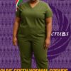 Olive Green Scrubs