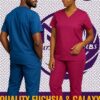Quality Fuchsia & Galaxy Blue Scrubs Kenya