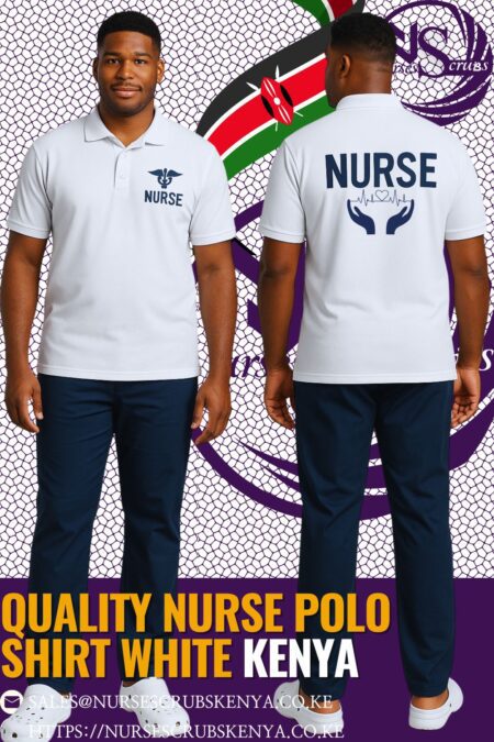 Quality Nurse Polo Shirt White Kenya