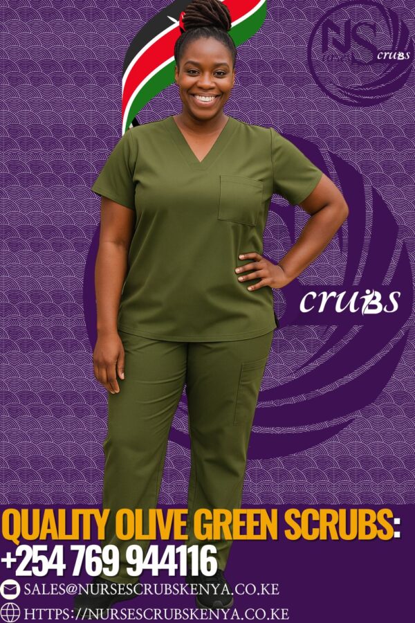 Quality Olive Green Scrubs +254 769 944116