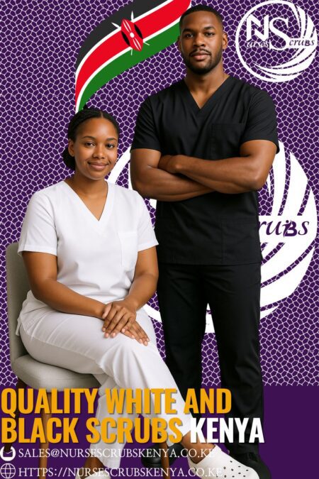 Quality White and Black scrubs Kenya