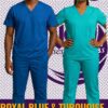 Royal Blue & Turquoise Scrubs Nairobi Kenya